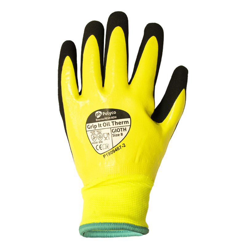Polyco Grip It Therm Waterproof Gloves GIOTH Gloves.co.uk